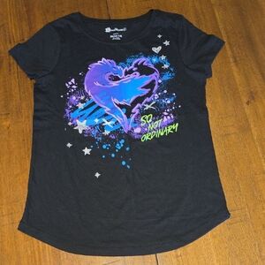 Descedants 3 Phoenix Black Tee with Heart and Star Design